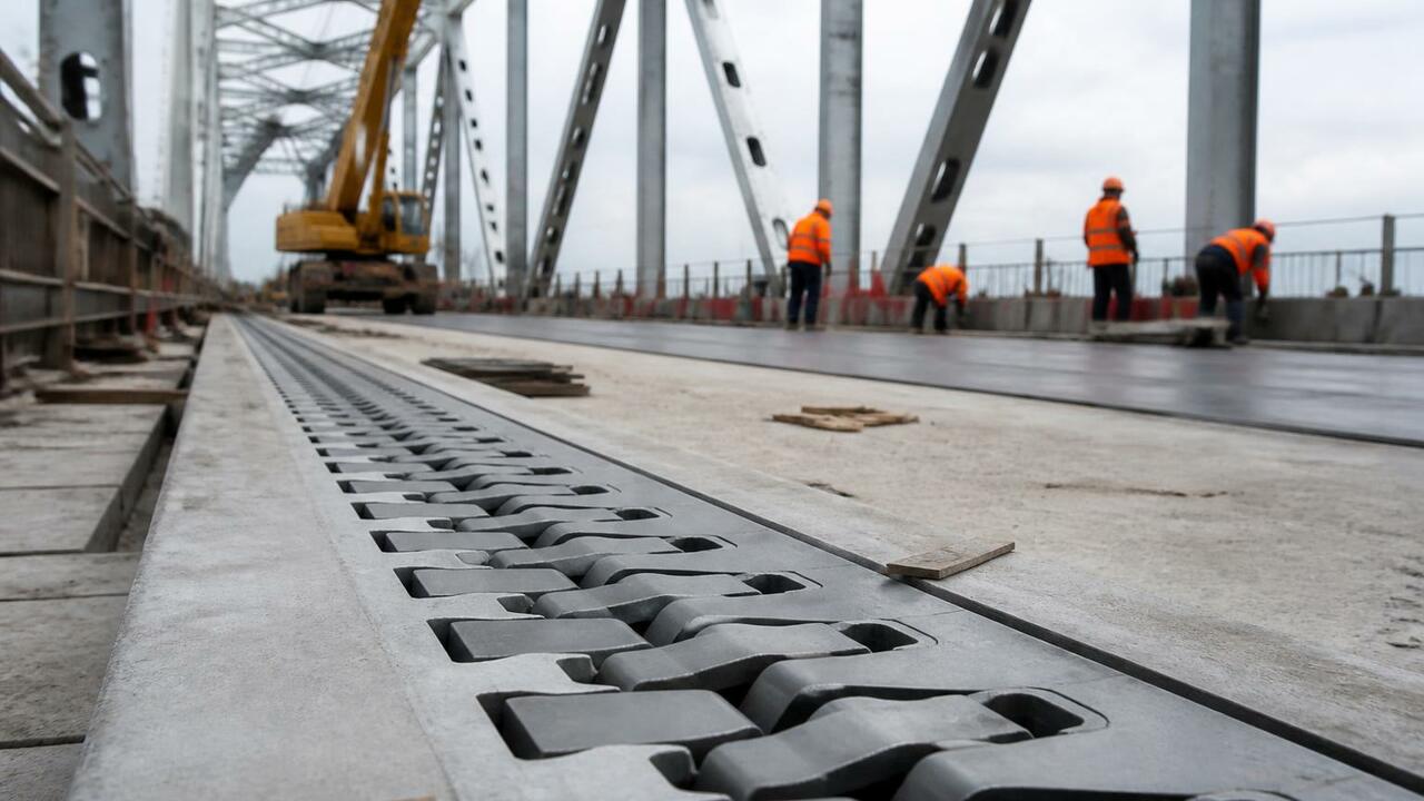 На Большом Смоленском мосту в Санкт-Петербурге ...