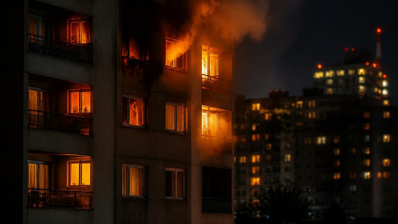Пожар в расселенном доме на Васильевском острове локализован Локализация пожара в расселенном жилом доме на ...